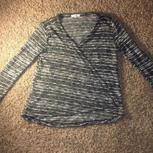 Black white and gray sweater